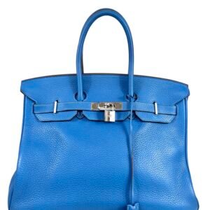 Hermès, Sac « Birkin » 35 bleu Zanzibar