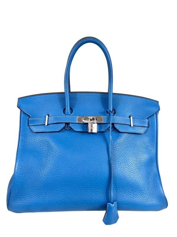 Hermès, Sac « Birkin » 35 bleu Zanzibar