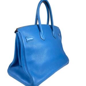 Hermès, Sac « Birkin » 35 bleu Zanzibar