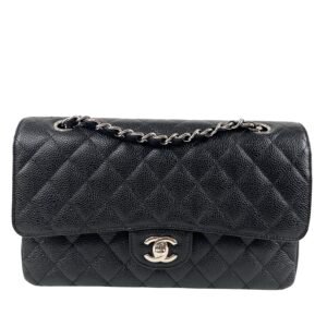 Chanel, Sac « Classique » 25 caviar noir