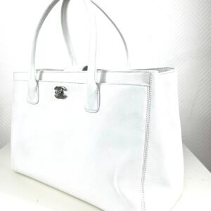 Chanel, Sac « Cerf » cuir blanc