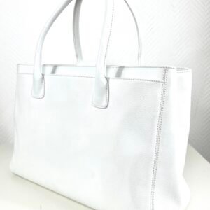 Chanel, Sac « Cerf » cuir blanc