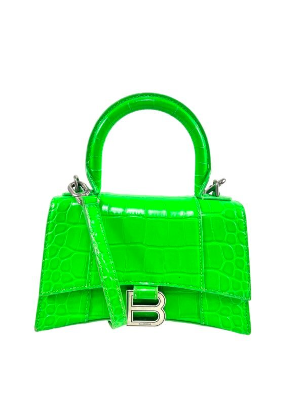 Balenciaga, Sac « Hourglass » vert néon