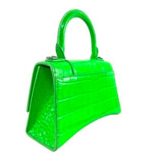 Balenciaga, Sac « Hourglass » vert néon