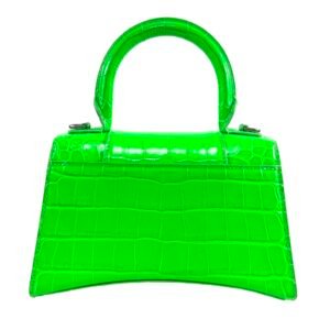 Balenciaga, Sac « Hourglass » vert néon