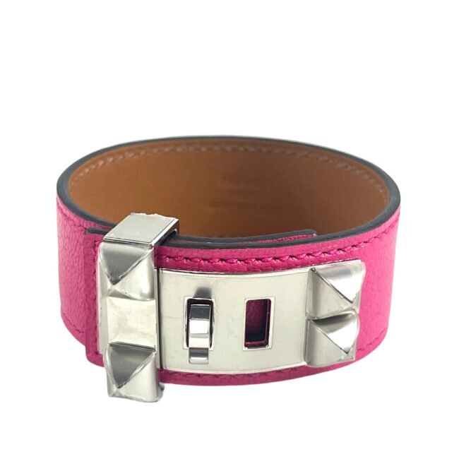 Hermès, Bracelet « Collier De Chien 24 » rose shocking