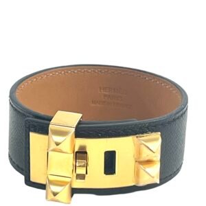 Hermès, Bracelet « Collier De Chien 24 » noir