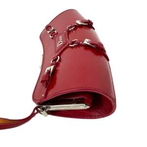 Christian Dior x John Galliano, Pochette en cuir rouge