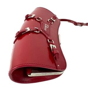 Christian Dior x John Galliano, Pochette en cuir rouge