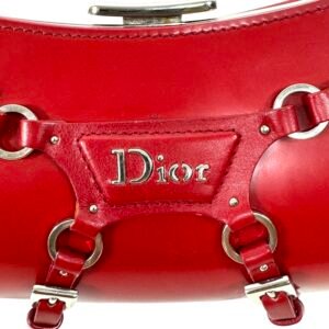 Christian Dior x John Galliano, Pochette en cuir rouge