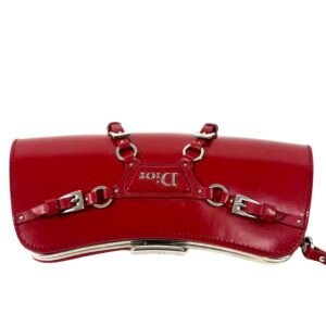 Christian Dior x John Galliano, Pochette en cuir rouge