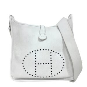 Hermès, Sac « Evelyne » blanc