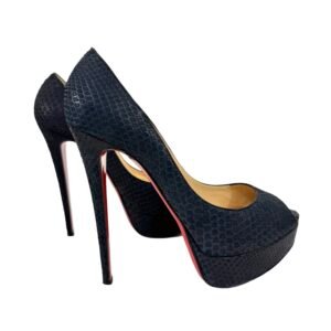 Louboutin, escarpins en python