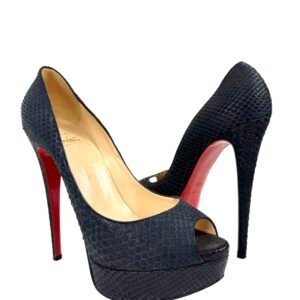 Louboutin, escarpins en python