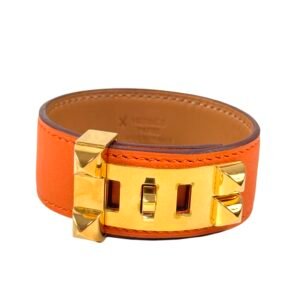 Hermès, Bracelet « Collier De Chien 24 » orange