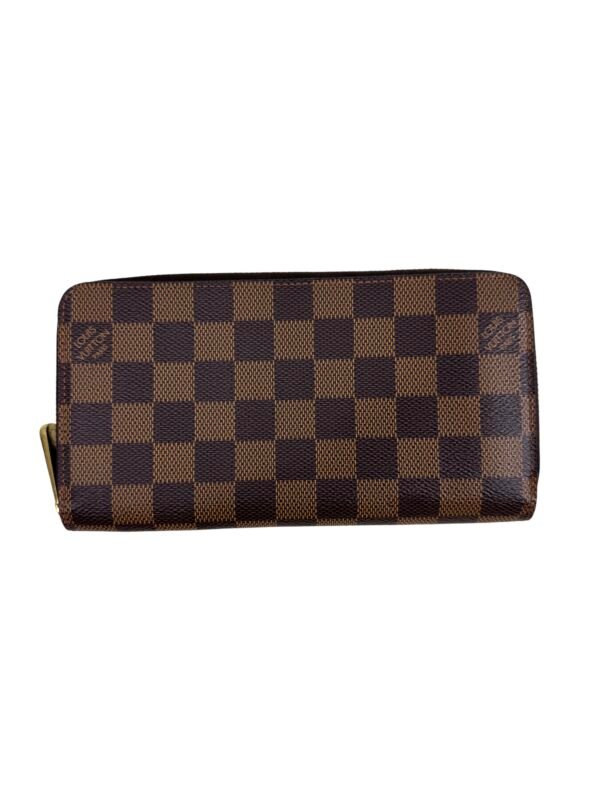 Louis Vuitton, portefeuille long zippy damier ébène