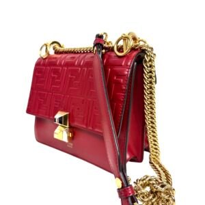 Fendi, Sac « Kan » cuir rouge