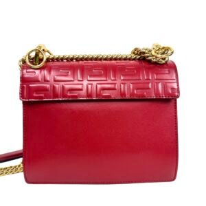 Fendi, Sac « Kan » cuir rouge