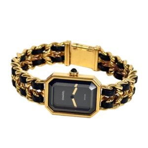 Chanel, Montre « Première » Gold, Taille L.