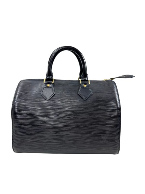 Louis Vuitton, Speedy 25 cuir épi noir