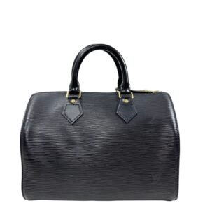 Louis Vuitton, Speedy 25 cuir épi noir