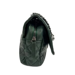 Chanel, Sac en veau caviar vert sapin