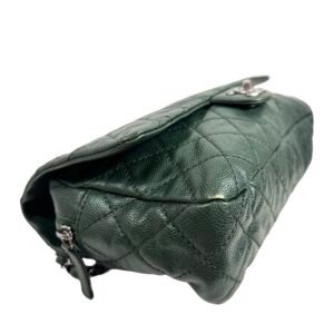 Chanel, Sac en veau caviar vert sapin