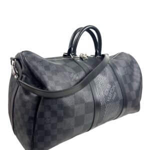 Louis Vuitton, Sac « Keepall » 50 damier graphite 3D