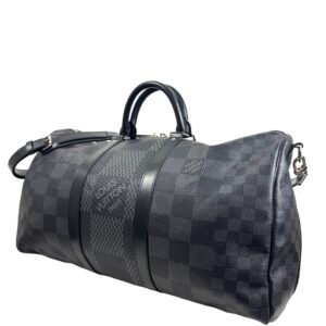 Louis Vuitton, Sac « Keepall » 50 damier graphite 3D