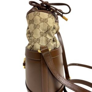 Gucci, Sac Bucket Horsebit toile GG