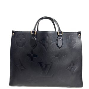 Louis Vuitton, Sac « OnTheGo » GM Monogram empreinte Giant noir