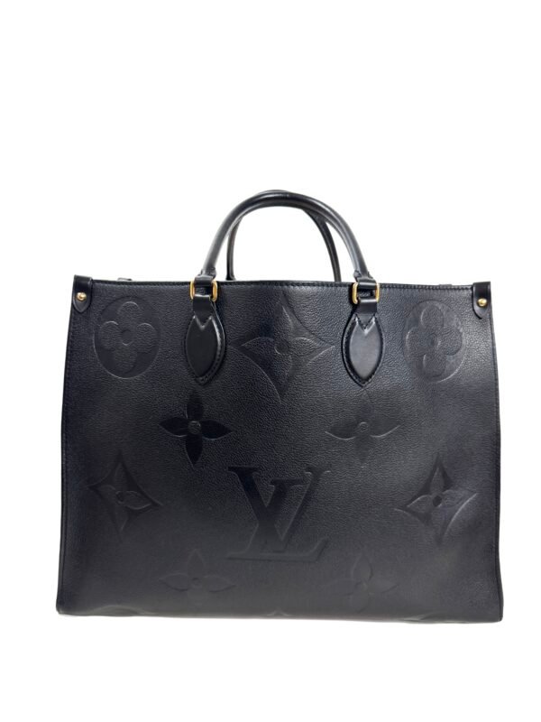 Louis Vuitton, Sac « OnTheGo » GM Monogram empreinte Giant noir