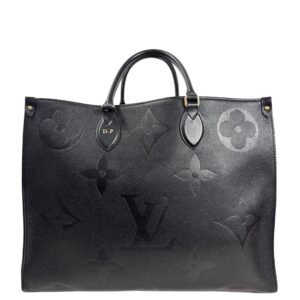 Louis Vuitton, Sac « OnTheGo » GM Monogram empreinte Giant noir