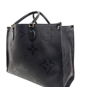 Louis Vuitton, Sac « OnTheGo » GM Monogram empreinte Giant noir