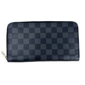 Louis Vuitton, Portefeuille « Zippy Horizontal » en toile damier graphite