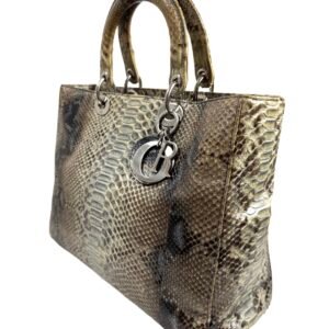 Dior, Sac « Lady Dior » GM en python