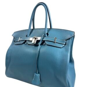 Hermès, Sac « Birkin » 35 bleu jean