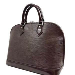 Louis Vuitton, Sac "Alma" PM cuir épi moka – Image 2