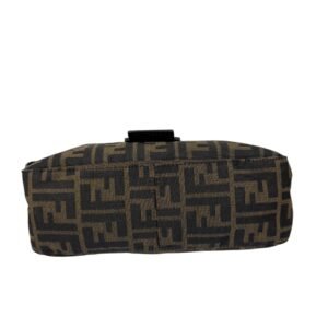 Fendi, Sac « Baguette » motif FF toile Jacquard marron