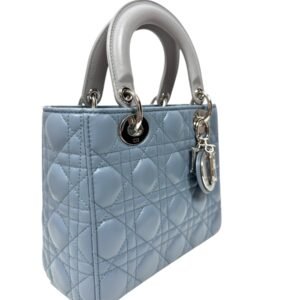 Dior, Sac "Lady Dior" PM bleu – Image 9