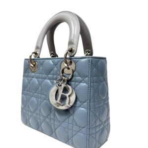 Dior, Sac « Lady Dior » PM bleu