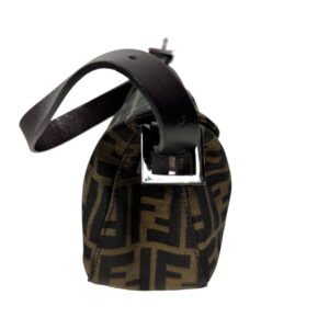 Fendi, Sac « Baguette » motif FF toile Jacquard marron